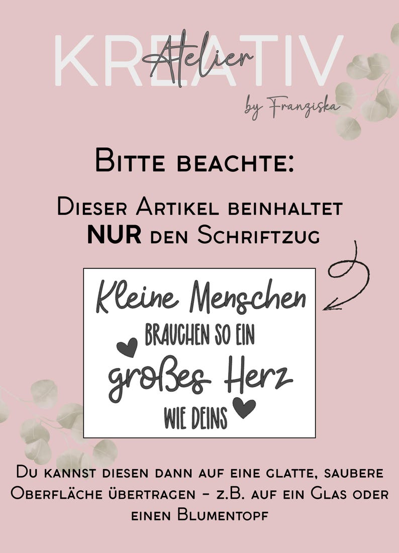 Lettering I Little children need a heart as big as yours I Gift for educators I Gift for teachers I Farewell gift for kindergarten image 3