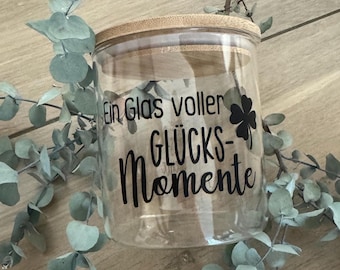 Lettering | Glass full of happy moments | Gift for educators | Gift for teachers | Farewell gift for kindergarten | Christmas small gift