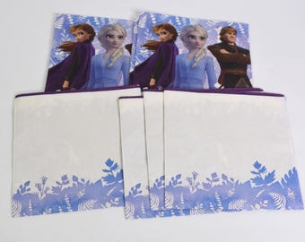 Lote de 8 servilletas de Frozen de Disney para manualidades, decoración, diarios, collages, papel Mod Podge y suministros para manualidades.