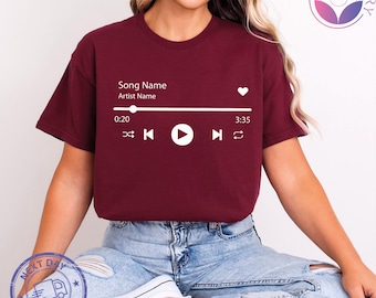 Personalized Artist Name T-Shirt, Music Lover Gift