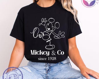 Mickey & Co 1928 Shirt, Retro Disney Shirt