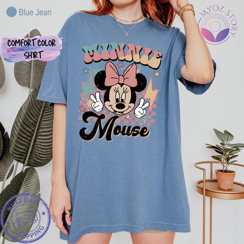 retro minnie shirt, minnie mouse tee, disney trip shirt, disney vacay shirt, magic kingdom tee, vintage disney tee, disney park shirt, minnie disney tee, disney family tee, comfort colors tee, disney trip outfit, cute disney shirt, disney vacay tee