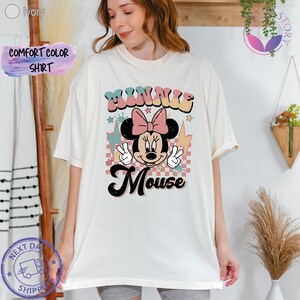 retro minnie shirt, minnie mouse tee, disney trip shirt, disney vacay shirt, magic kingdom tee, vintage disney tee, disney park shirt, minnie disney tee, disney family tee, comfort colors tee, disney trip outfit, cute disney shirt, disney vacay tee