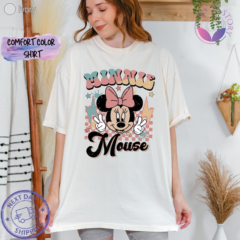 retro minnie shirt, minnie mouse tee, disney trip shirt, disney vacay shirt, magic kingdom tee, vintage disney tee, disney park shirt, minnie disney tee, disney family tee, comfort colors tee, disney trip outfit, cute disney shirt, disney vacay tee
