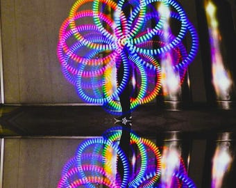 FuturePoi Micro LED Poi - Light Trails Flow Toy for Festivals & Raves