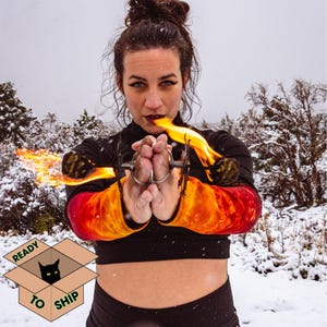 Fire Palm Torches