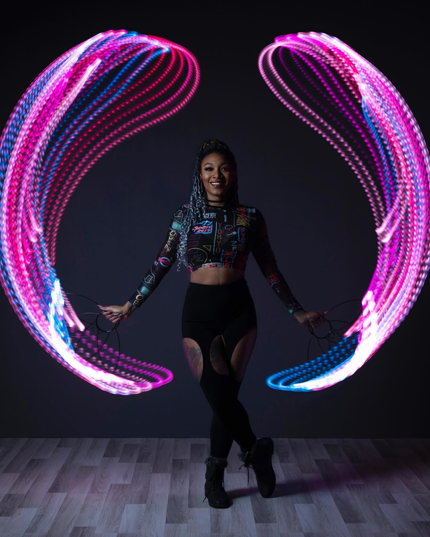 Led Fan Performance Moves Pixelfans - Vibrant LED Flow Fans by Moodhoops - Etsy