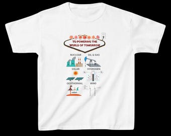 Power Generation Kid's Science Shirt | Fun Technology Shirt