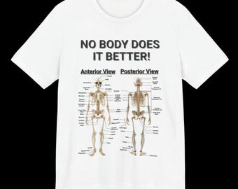 Skeleton Science Shirt Tee | Anatomy and Funny Biology Tee