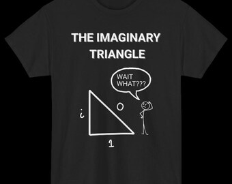 chemise mathématique triangles imaginaires | Chemise drôle de maths