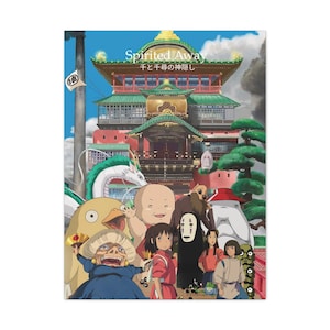 Chihiros Reise ins Zauberland Digitaldruck | Studio Ghibli Anime Poster | Original Kunstwerk | Japanischer Anime