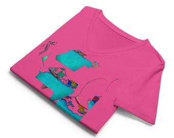 Low Res Sweep B - Women’s relaxed v-neck t-shirt
