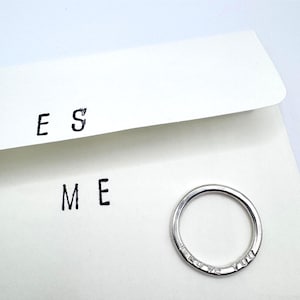 Hidden Message Ring - Etsy