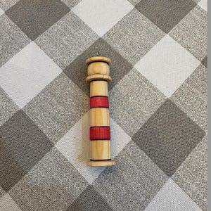 Wooden Lighthouse Christmas Ornaments