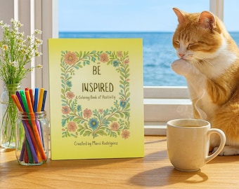 Libro para colorear inspirador para adultos y adolescentes. Citas motivacionales con diseños intrincados para aliviar el estrés, fomentar la creatividad y la relajación.