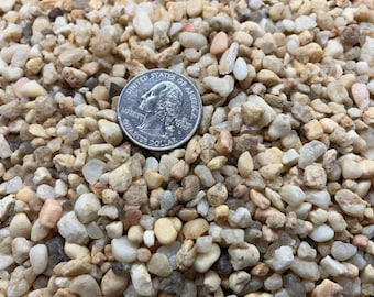 Natural Quartz River Rock Pebbles Top Dressing Aquarium Substrate Soil Additive Cactus Succulents Bonsai