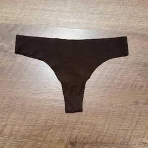 Vintage Brown Women&#39;s Minimalist Panties Size M