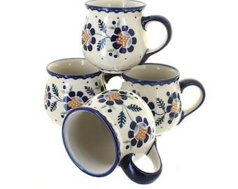 Juego de 4 tazas de burbujas con diseño de girasol de 295 ml, cerámica hecha a mano, regalo de inauguración de casa, regalo de boda, regalo de Navidad, regalo para ella.