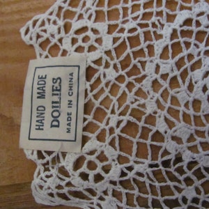 Doily Vintage Handmade Crocheted Doily 6 Inch Round Unused // Many others to choose from in my shop image 2