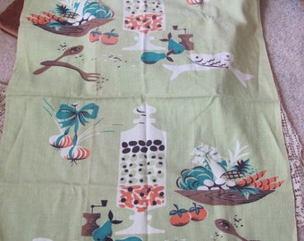 MCM Vintage Cotton Dish Kitchen Towel - Many more to choose from in my shop!