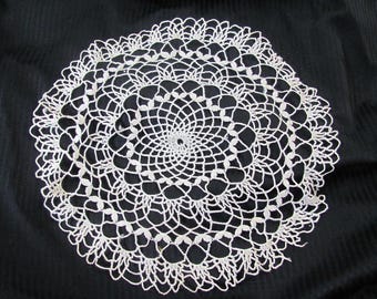 Lovely Antique Round Crocheted Doily 12" Home Decor Vintage Doilies // Many others to choose from in my shop