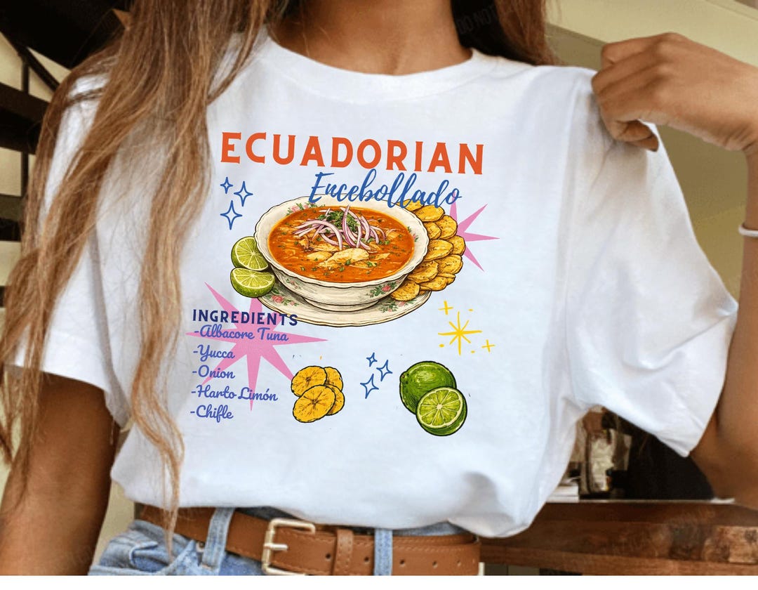 Ecuadorian Encebollado Shirt, Ecuador Food Tee, Latin Heritage Gift ...