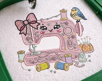 Sew Awesome Sewing Embroidery File, Cute Funny Sewing,Crafting Embroidery File Trendy Sewing Machine Embroidery Pattern For Sewing Hobbyists
