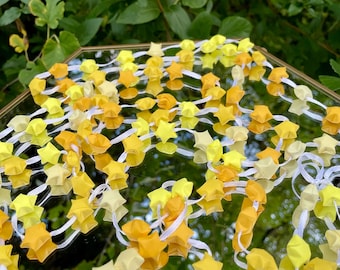 Origami Paper Stars Garland