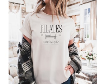 Pilates T-shirt, Pilates Shirt, Pilates Apparel, Pilates Instructor Gift, Pilates Lover Tee, Reformer Pilates Top, Pilates Tops