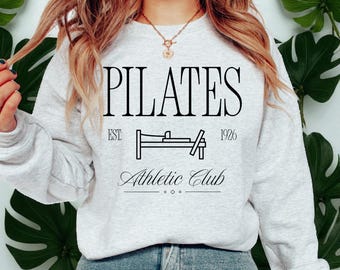 Pilates Sweatshirt, Pilates Lover, Pilates Instructor Gift, Pilates Apparel, Workout Sweatshirt, Pilates Class Shirt, Pilates Shirts
