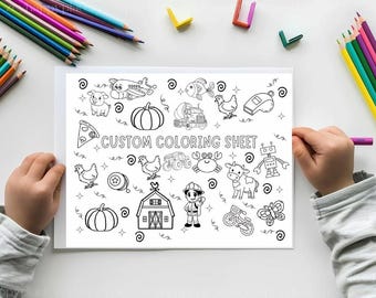 Custom coloring page