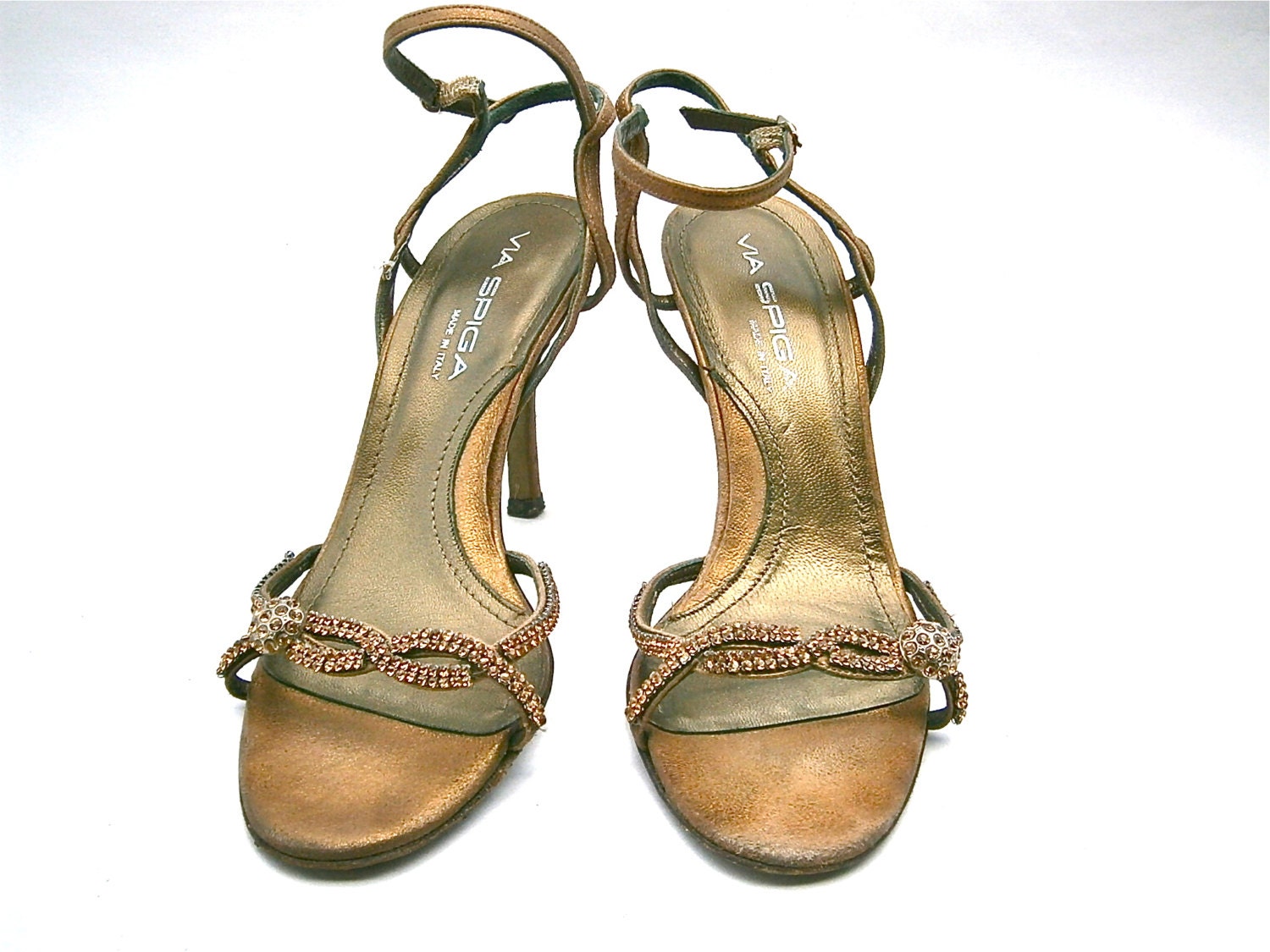 bronze stilettos