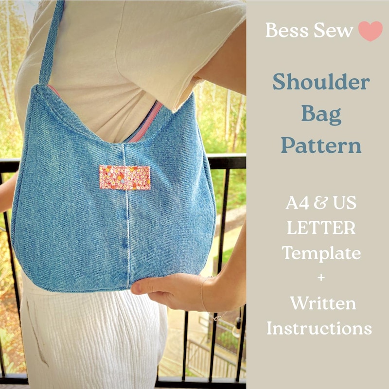 Upcycled Denim Purse Patterns Etsy