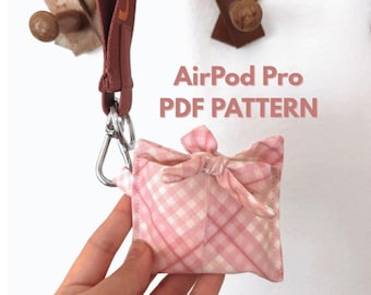 AirPod Case Pattern - AirPod pro case sewing pattern pdf download - pdf download - headphone case pattern - AirPod pouch pattern