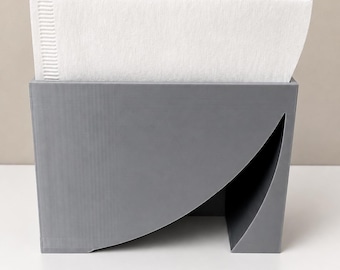 3D Printed V60 #02 Coffee Filter Holder, Modern Artsy Kitchen Organizer