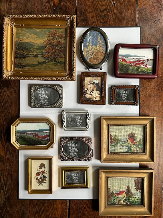 Miniature Vintage Picture Frames