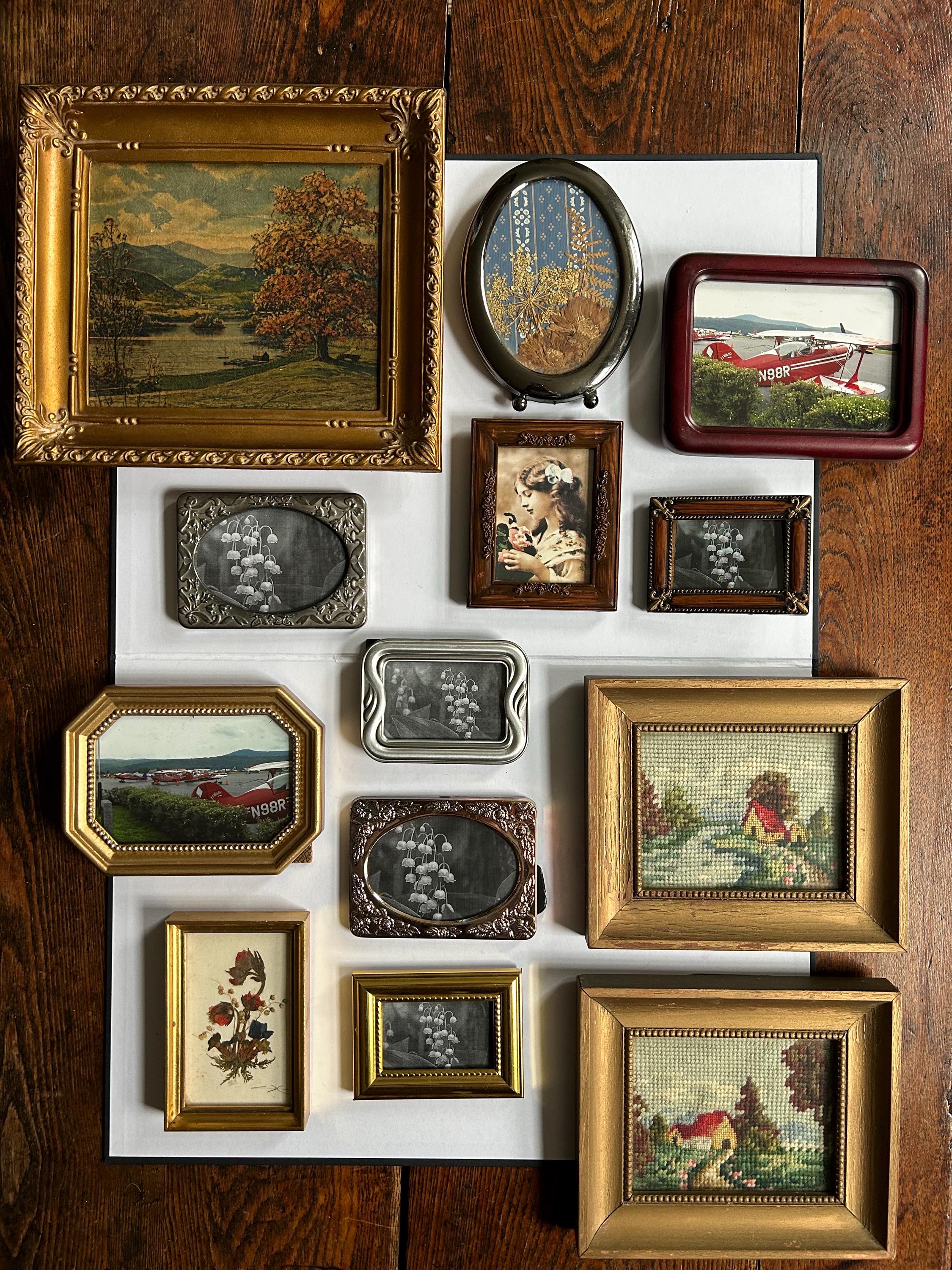 Mini Rustic Picture Frames Miniature Vintage Picture Frames - Etsy