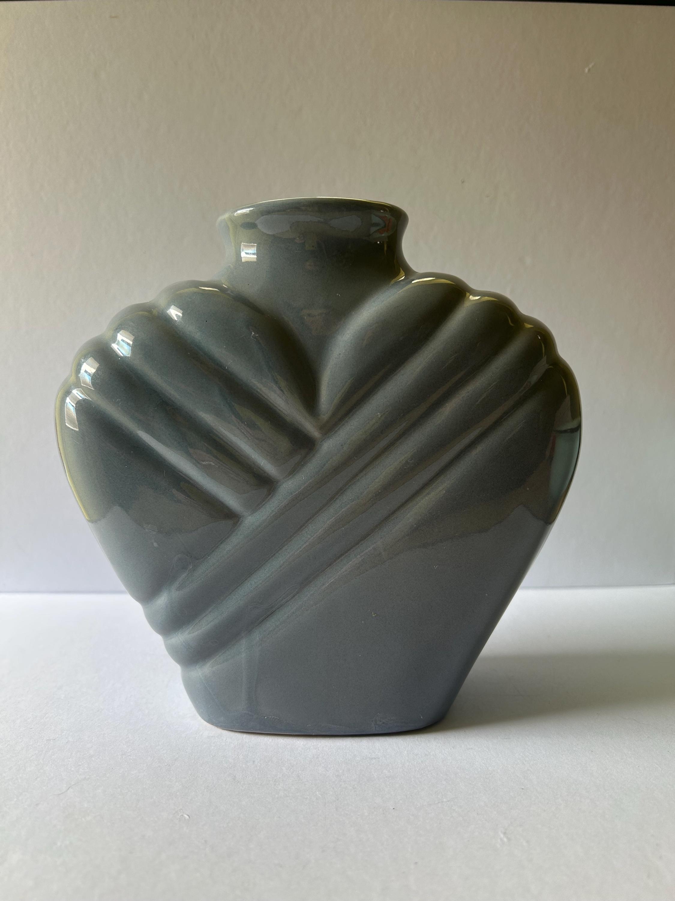 80s Art Deco Vases - Etsy