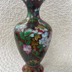 Vintage Chinese Cloisonné Vase - China 1970