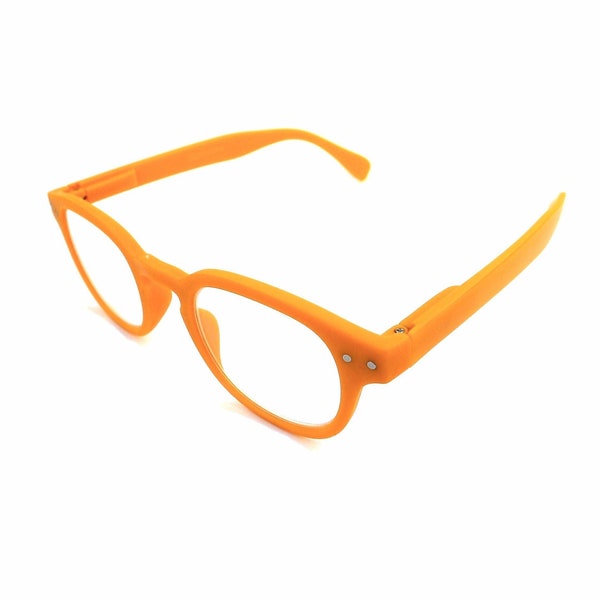 Orange Tangerine 1.50 Eyeglasses, Readers Glasses for Reading and Crafting