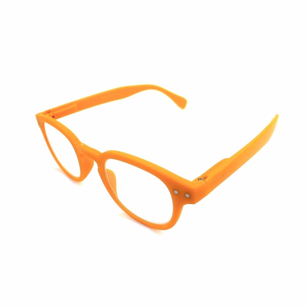 Apricot Orange 2.75 Reading Glasses, Cheaters Eyeglasses, Craft Readers