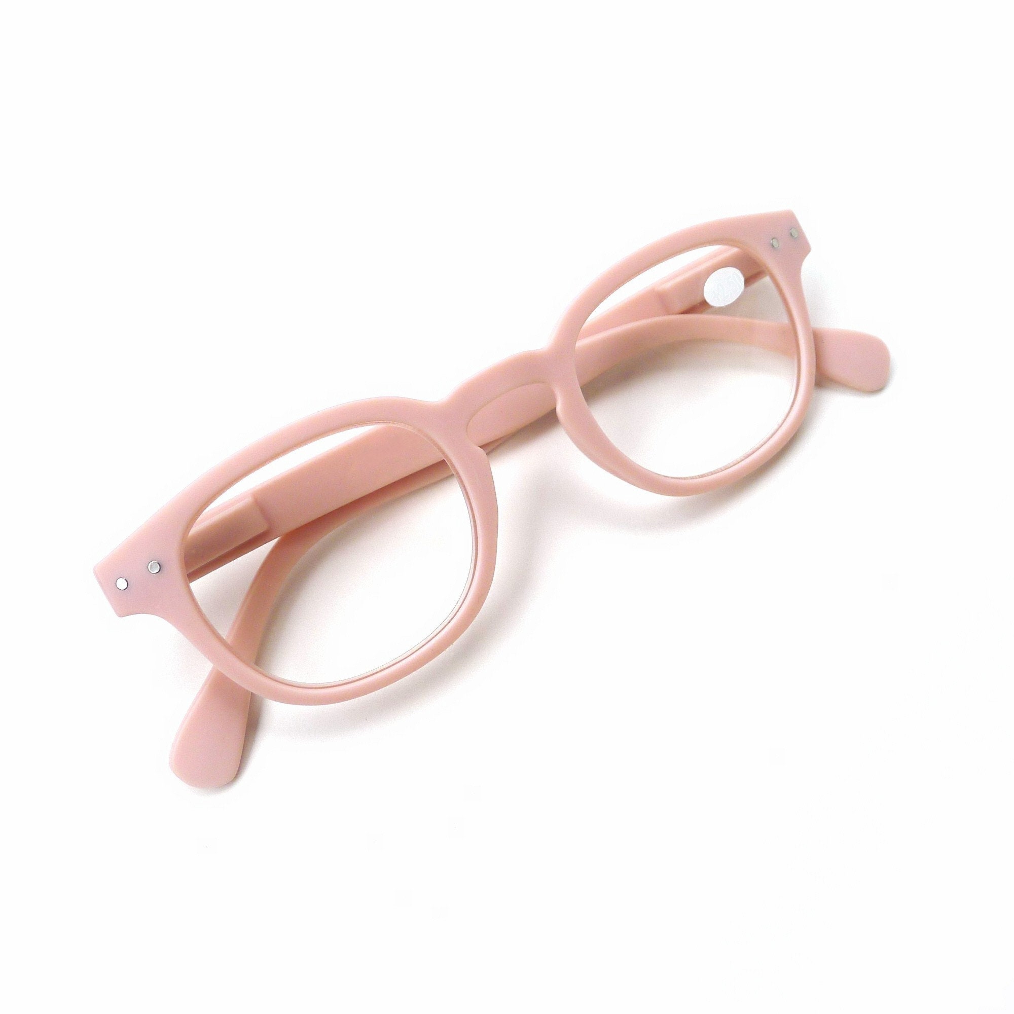 Baby Blush Pink 2.00 Glasses Full Lens Reading Eyeglasses Etsy
