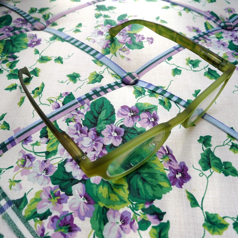 Camo Olive Green Eyeglasses Spring Hinge Full Lens Readers 4.00 Cheater Reading Glasses