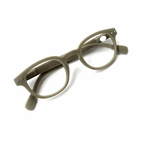 Full Lens Cheaters Spring Hinges Accessoires Zonnebrillen & Eyewear Leesbrillen Readers for Crafts Khaki Green 0.75 Eyeglasses 