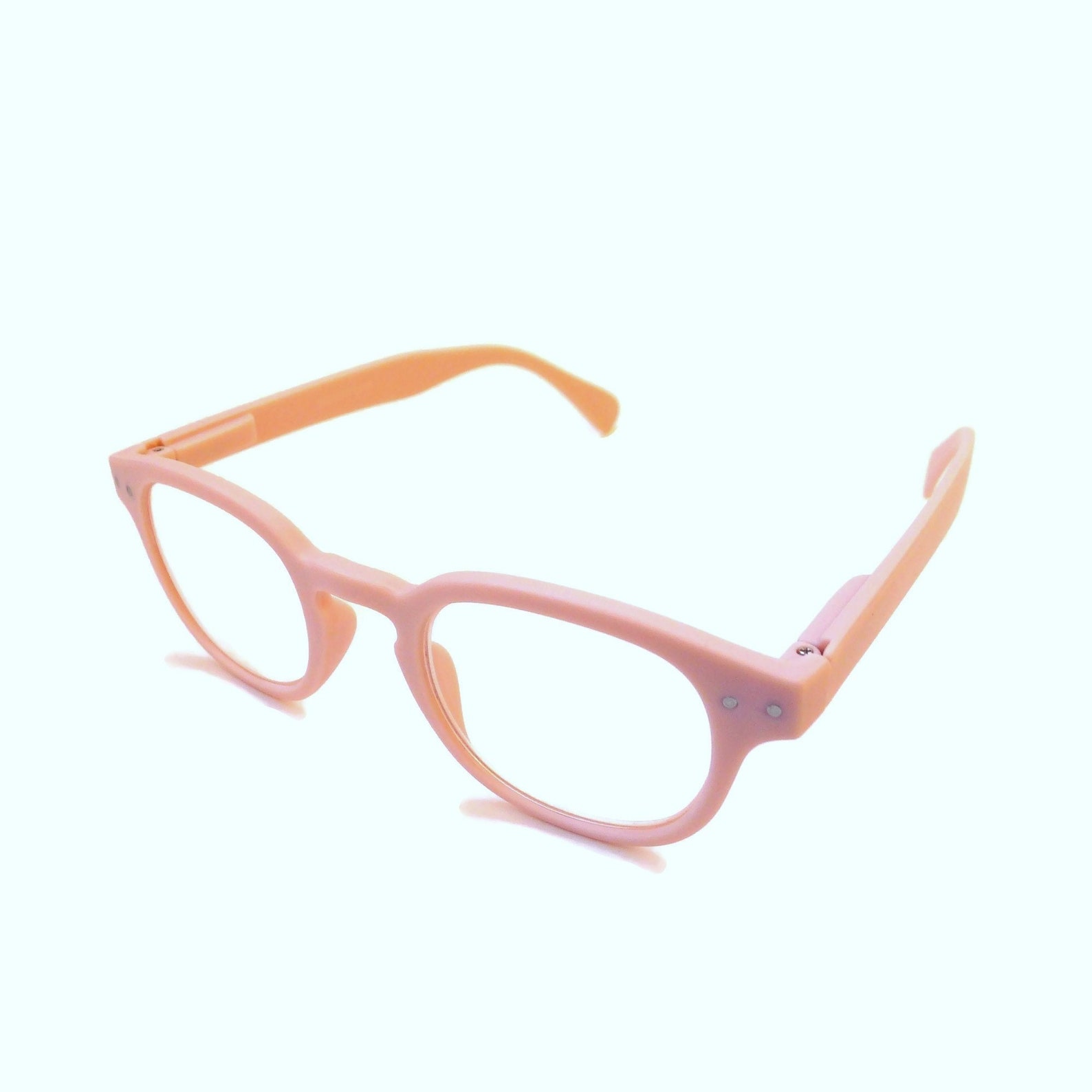 Blush Baby Pink 2.75 Reading Glasses Full Lens Eyeglasses Etsy