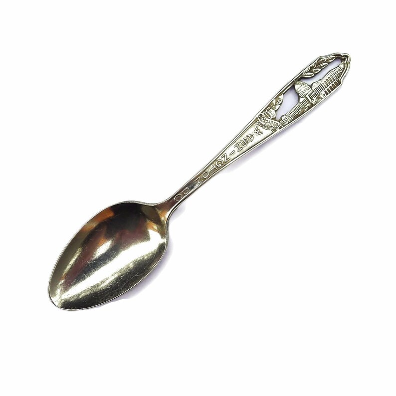 Vintage Capitol Building Spoon Washington D.C Marked Capsco Souvenir Collector/'s Item Cutout Work USA