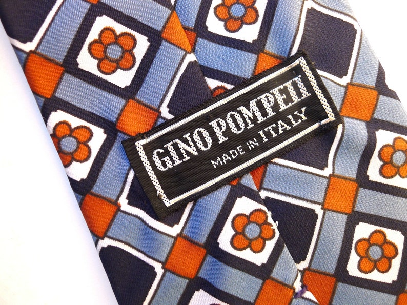 1970/'s 1980/'s Era Set3 Wide Neckties Vintage Men/'s Ties