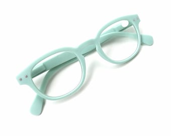 Mint Green Eyeglasses, 3.00 Reading and Crafting Glasses