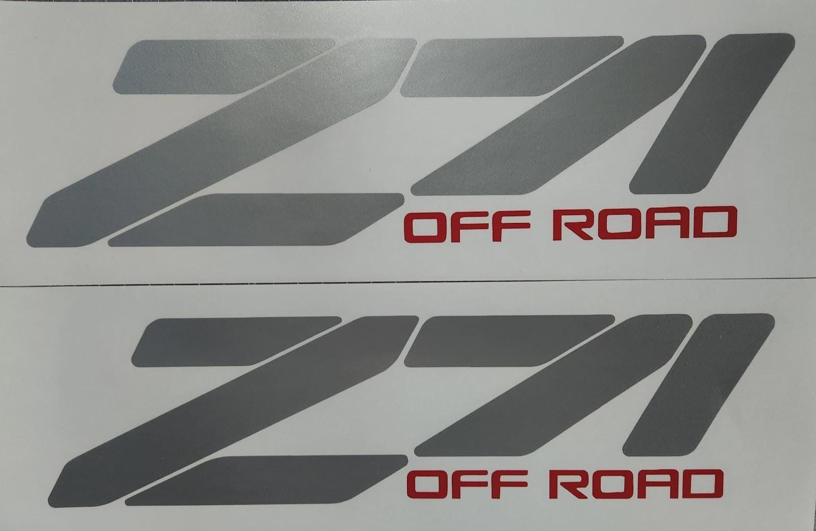 Z71 4x4 Off Road Black Decals Chevy Silverado 2014-2018 Bedside Vinyl Set of 4 Z71 4x4 Off Road Black Decals Chevy Silverado 2014-2018 Bedside Vinyl Set of 4