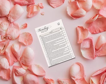 Digital Sunday Reset Checklist
